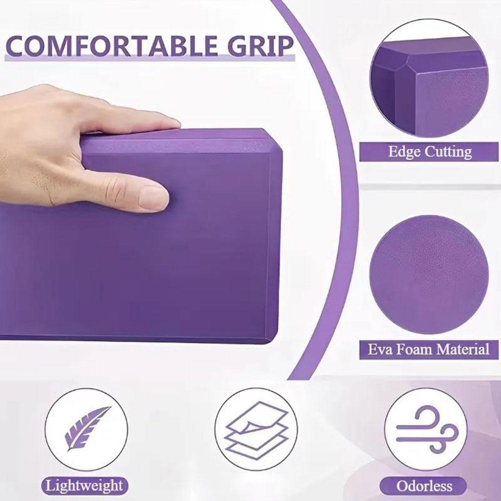 Pilates Yoga Block Exercises - Dance Yoga Blocks Gym Foam Brick