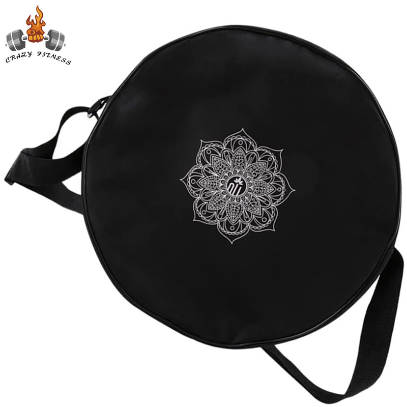 Pilates Yoga Wheel - Yoga Wheel Bag Nylon Black Mandala