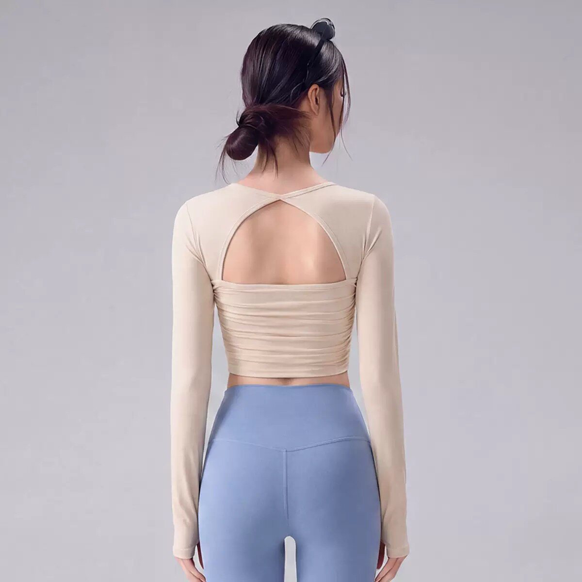 Women's Back-Beautiful Long-Sl - đánh giá và giá Pilates Yoga One