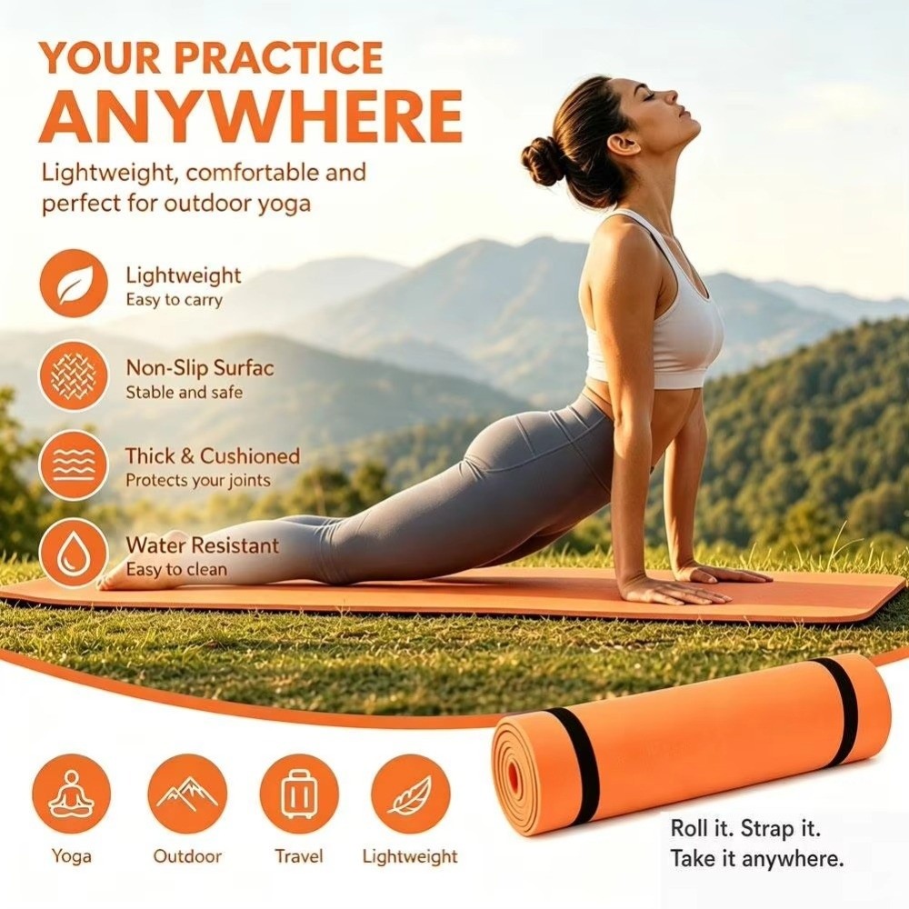 180×50cm Multicolor EVA Non-Sl - đánh giá và giá Pilates Yoga Mat Thickness
