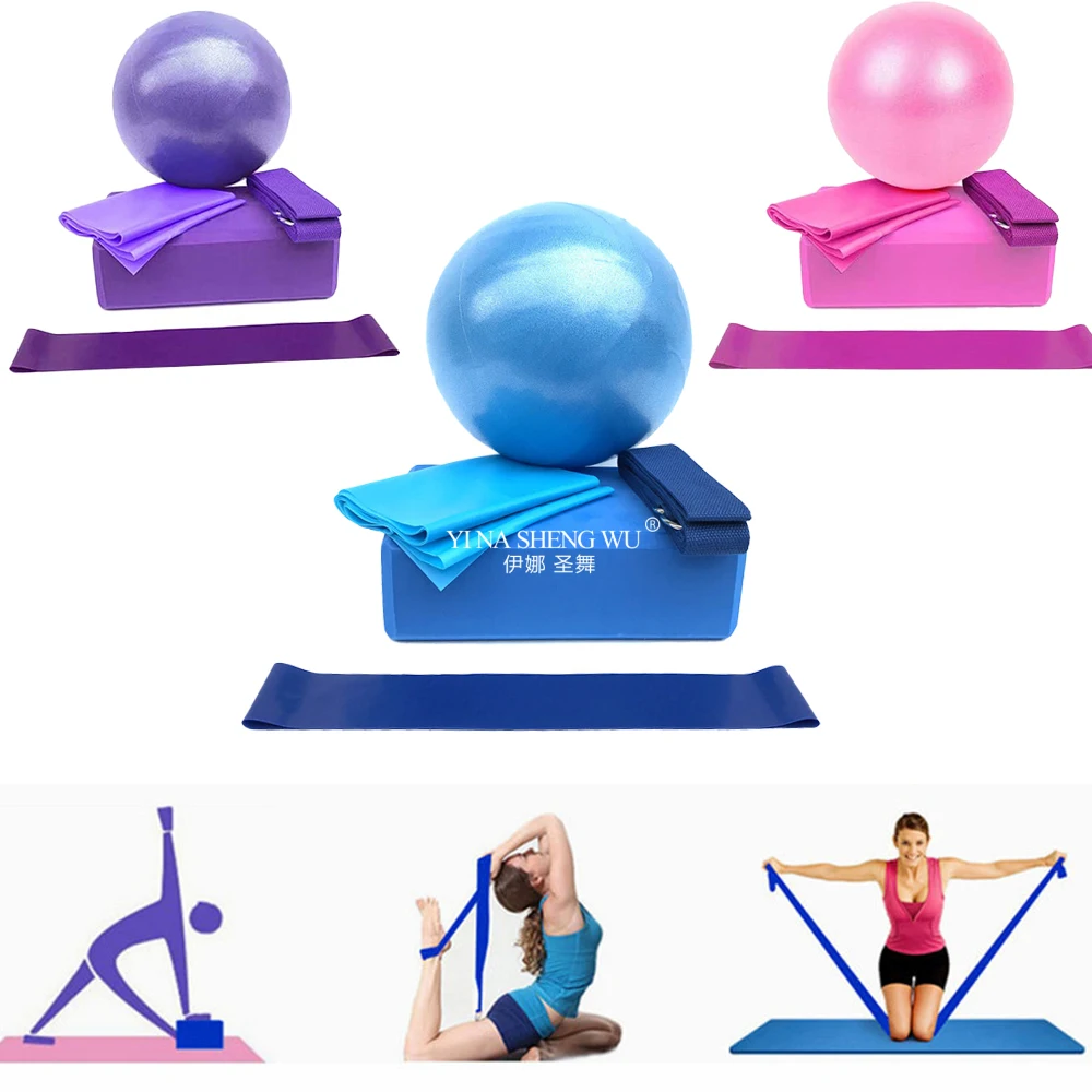 Yoga Starter Kit 5pc Set Yoga  - đánh giá và giá Pilates Yoga Block Exercises