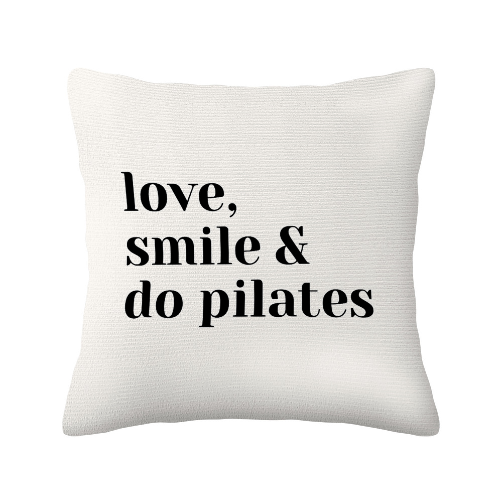 Love Smile Do Pilates Pillowca - đánh giá và giá Pilates Yoga Quotes