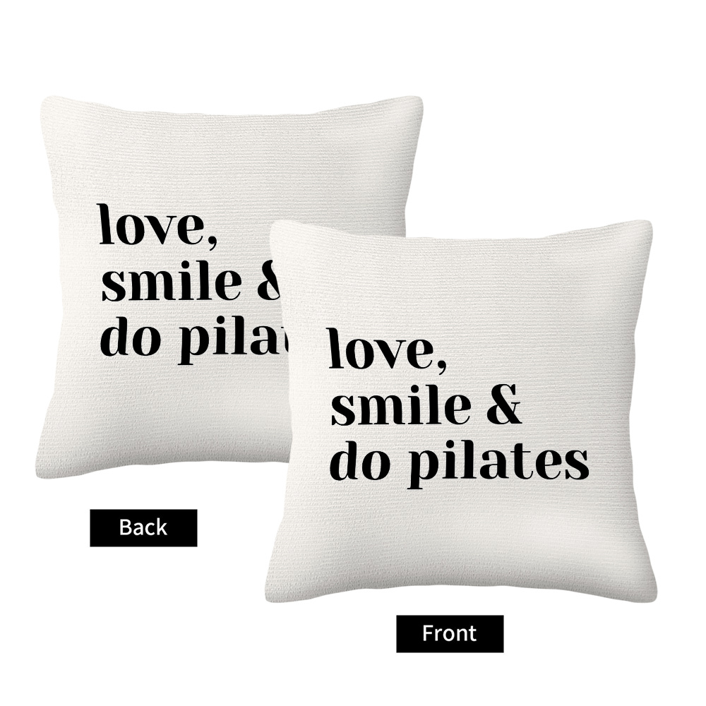 Love Smile Do Pilates Pillowca - đánh giá và giá Pilates Yoga Quotes