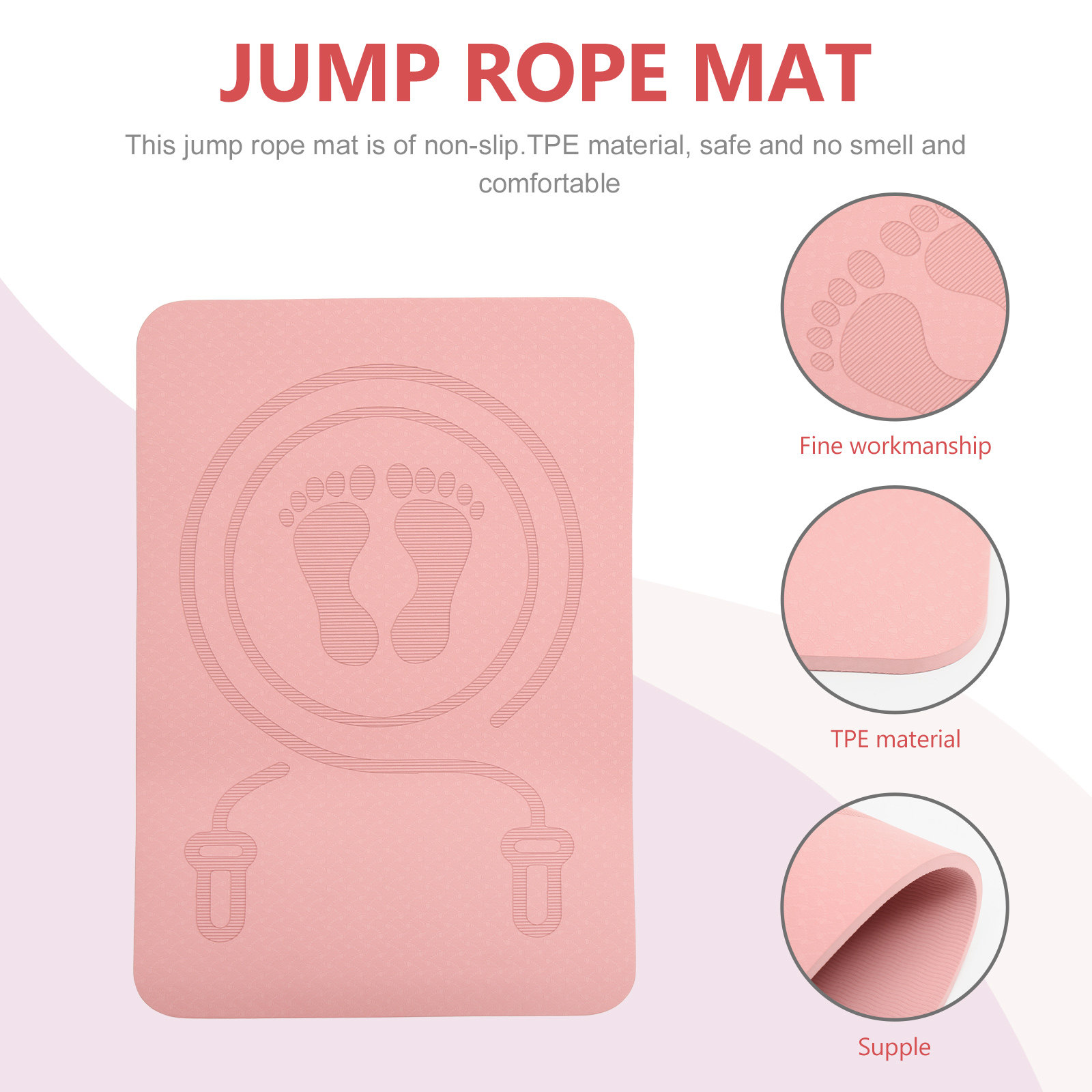 Comfortable Non Slip Jump Rope - đánh giá và giá Pilates Yoga Hot