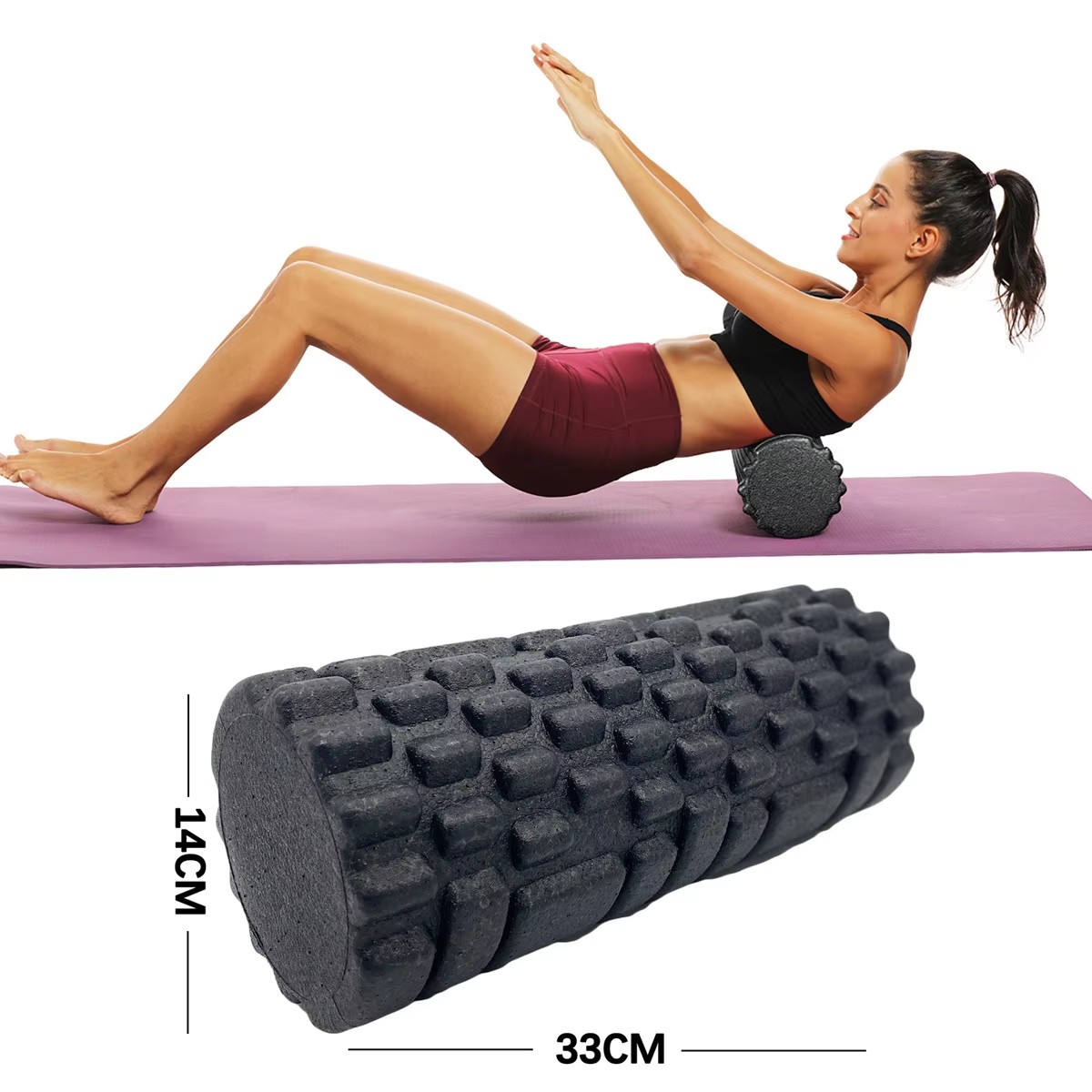 30/33cm Fitness Foam Roller Yo - đánh giá và giá Pilates Yoga Wheel