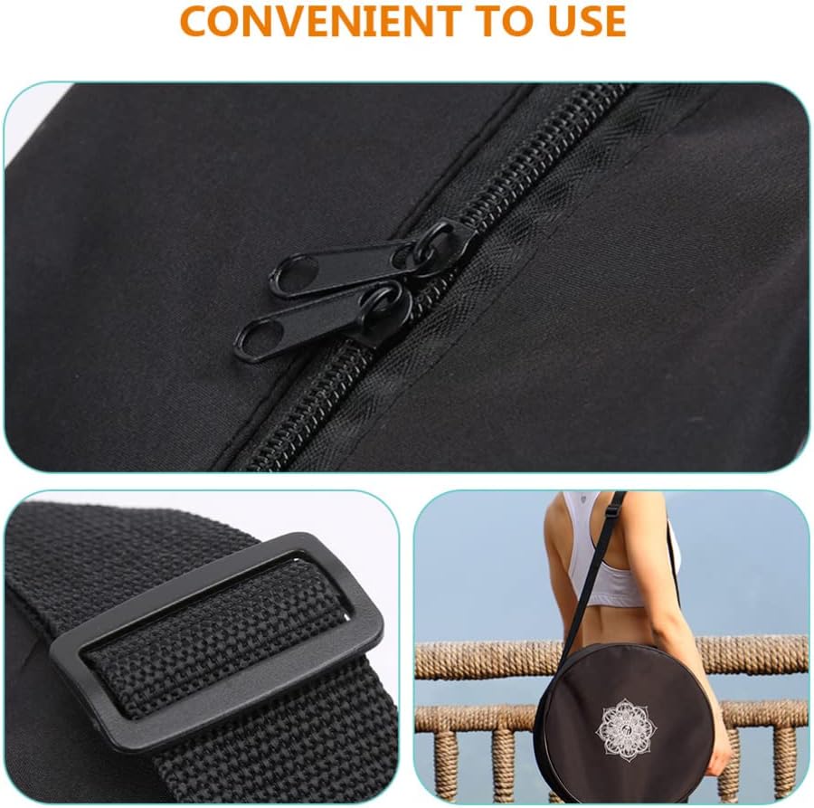 Yoga Wheel Bag Nylon Black Man - đánh giá và giá Pilates Yoga Wheel