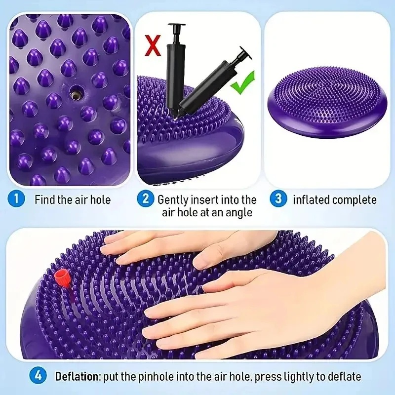 Inflatable Balance Pad Yoga Ma - đánh giá và giá Exercise Disc Inflatable