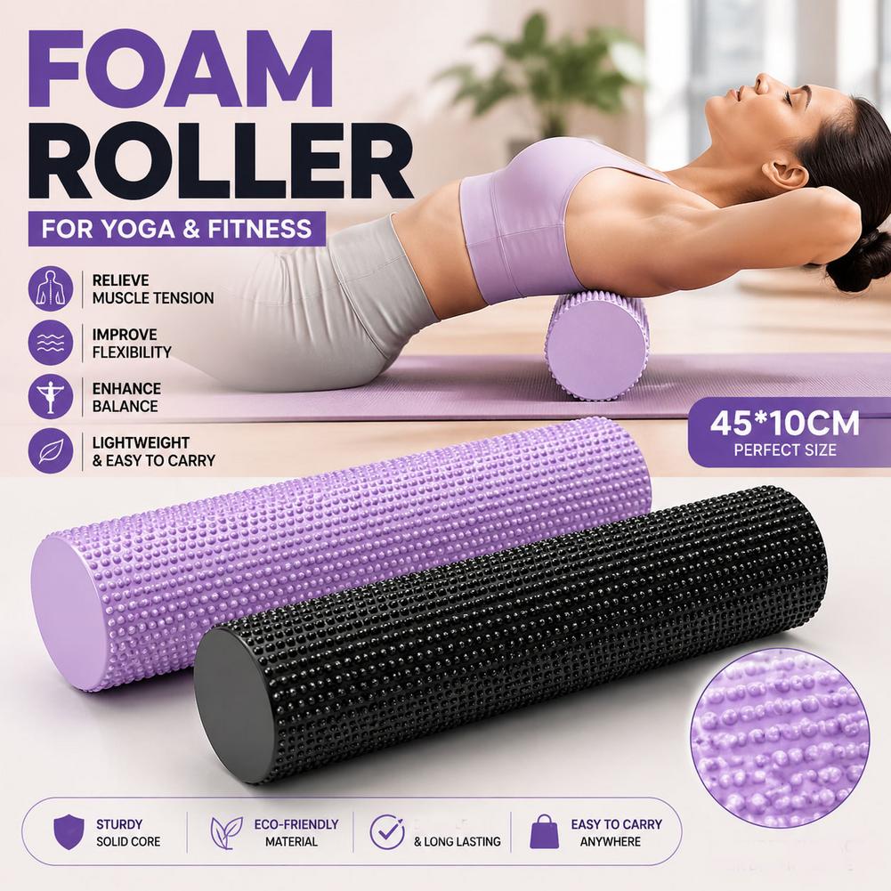 EVA High Density Yoga Foam Rol - đánh giá và giá Home Pilates Yoga