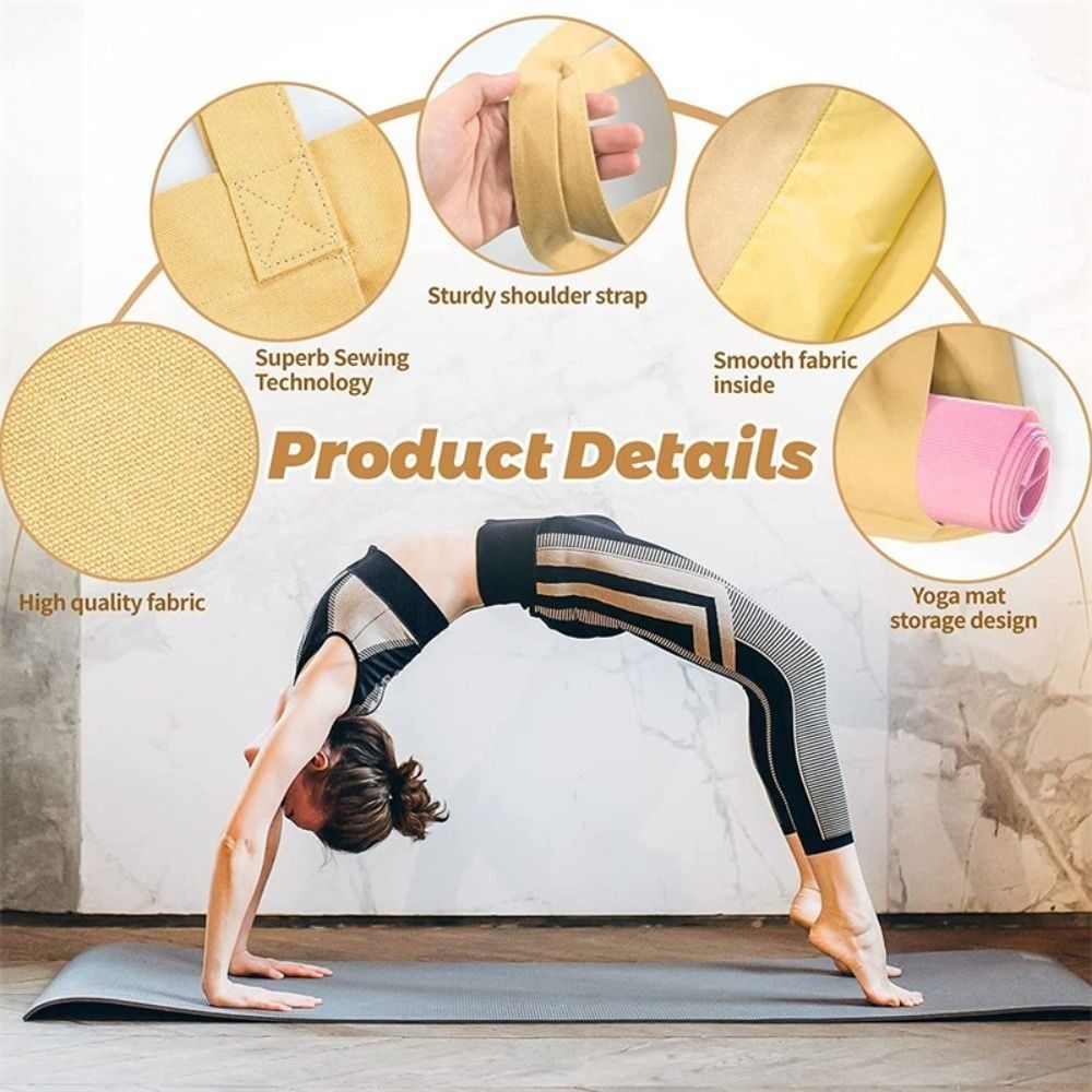 Large Capacity Yoga Mat Carry  - đánh giá và giá Pilates Yoga Mat Thickness