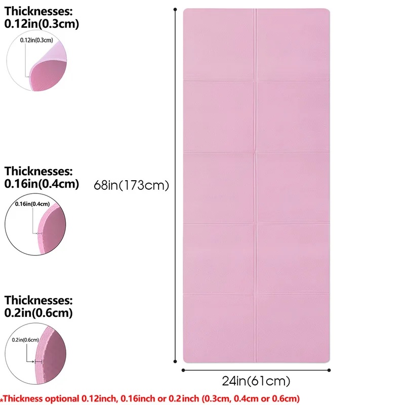 4mm Thick Non‑Slip Yoga Exerci - đánh giá và giá Pilates Yoga Mat Thickness
