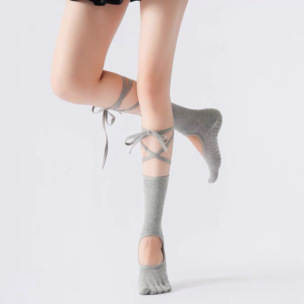 Lace-up Ballet Yoga Socks Wome - đánh giá và giá Pilates & Yoga Wohlfühlen Forchheim