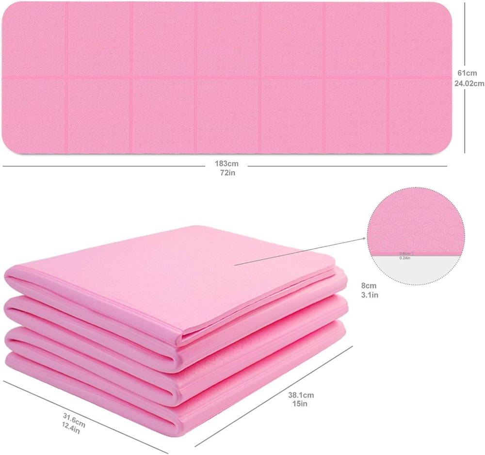 Foldable Yoga Mat with Resista - đánh giá và giá Pilates Yoga Mat Thickness