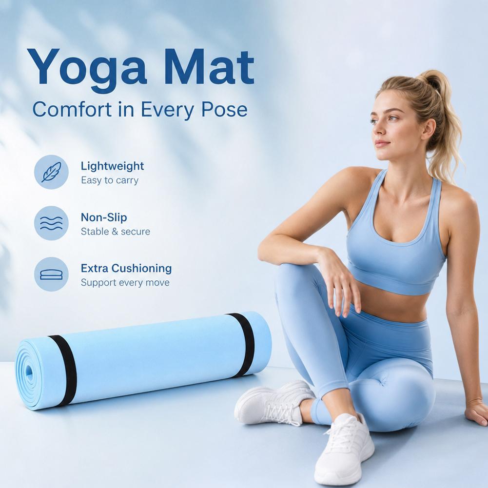 1/2Pcs Thick Yoga Mat Anti-ski - đánh giá và giá Pilates Yoga Mat Thickness
