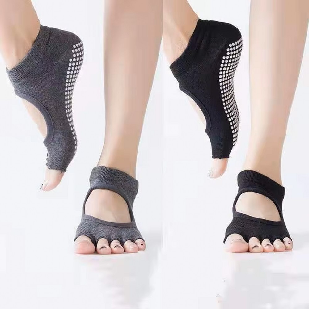 Backless Five Toe Yoga Socks O - đánh giá và giá Home Pilates Yoga